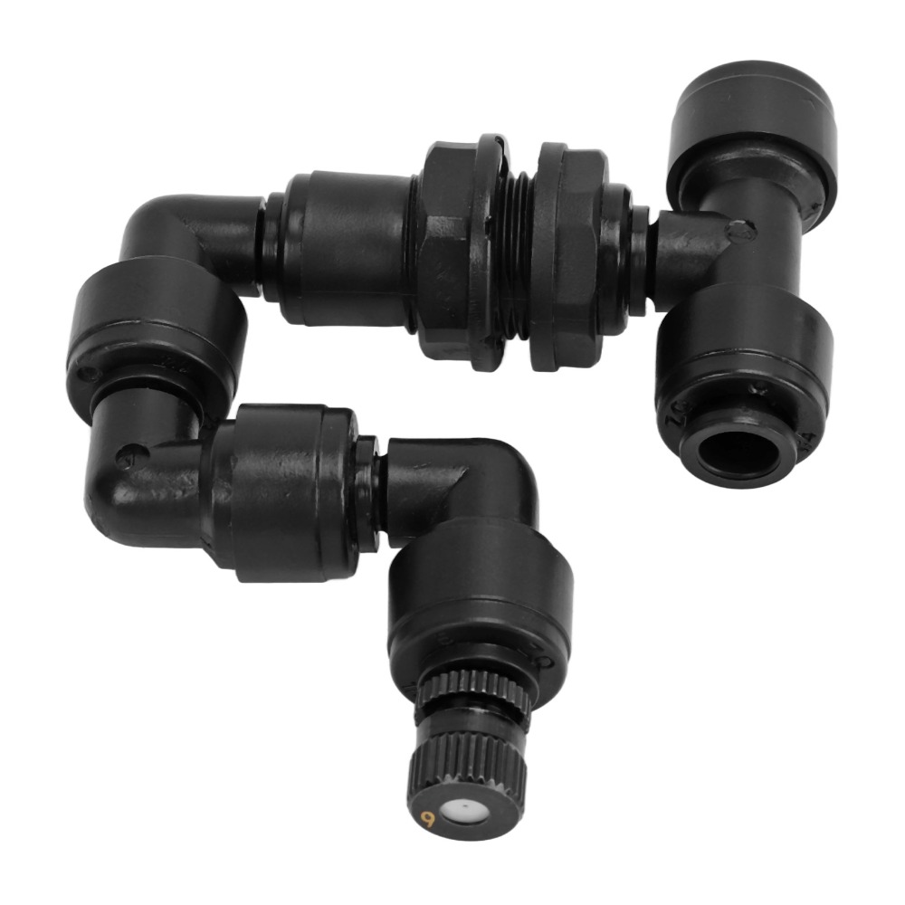 Misting Nozzle Reptile - PP Reptiel Vernevelaar Verstelbare Spuitmond Zwarte