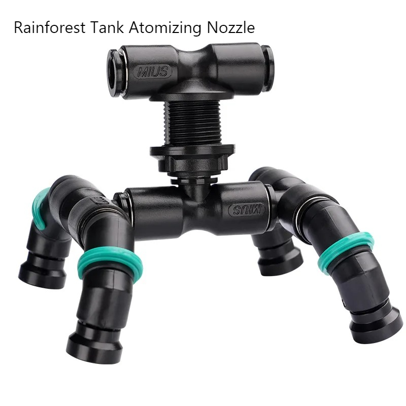 Misting Nozzle Reptile - MINI Verstelbare Reptielennevelspuitmond Terrarium Vernevelaar Koelsproeier