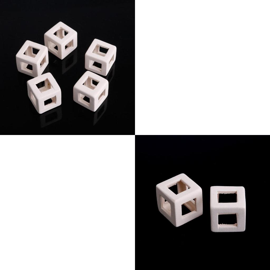 Hide Cave Ceramic - Aquarium Decoratie Kubieke Grot Keramische Schuilplaatsen