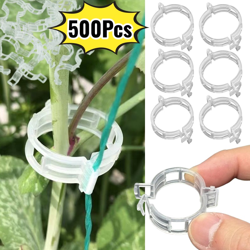 Vine Climbing Plastic - 500 Stuks Plastic Plant Ondersteuning Clips