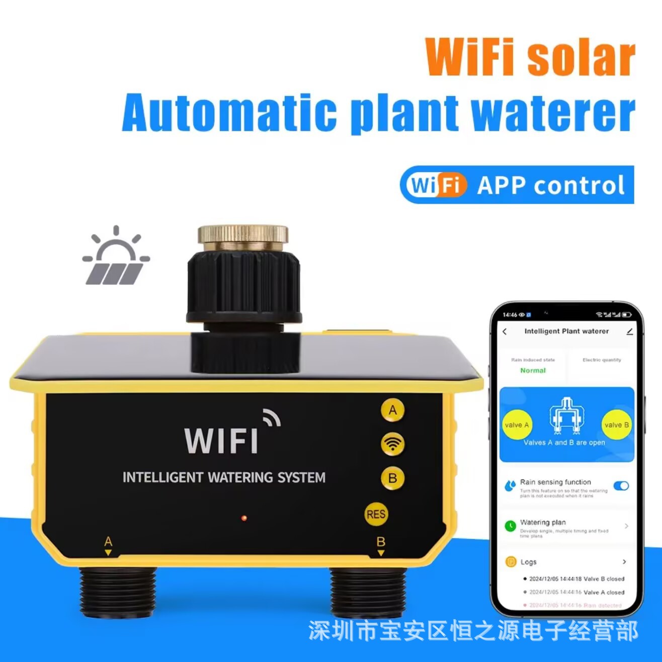 Tuya WiFi Solar Waterklep Irri - Timer Dual Outlet recensie en prijs