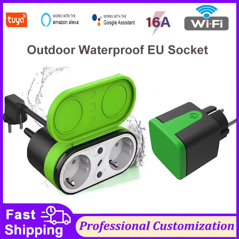 Tuya EU 16A Wifi Slimme Buiten - Timer Dual Outlet recensie en prijs