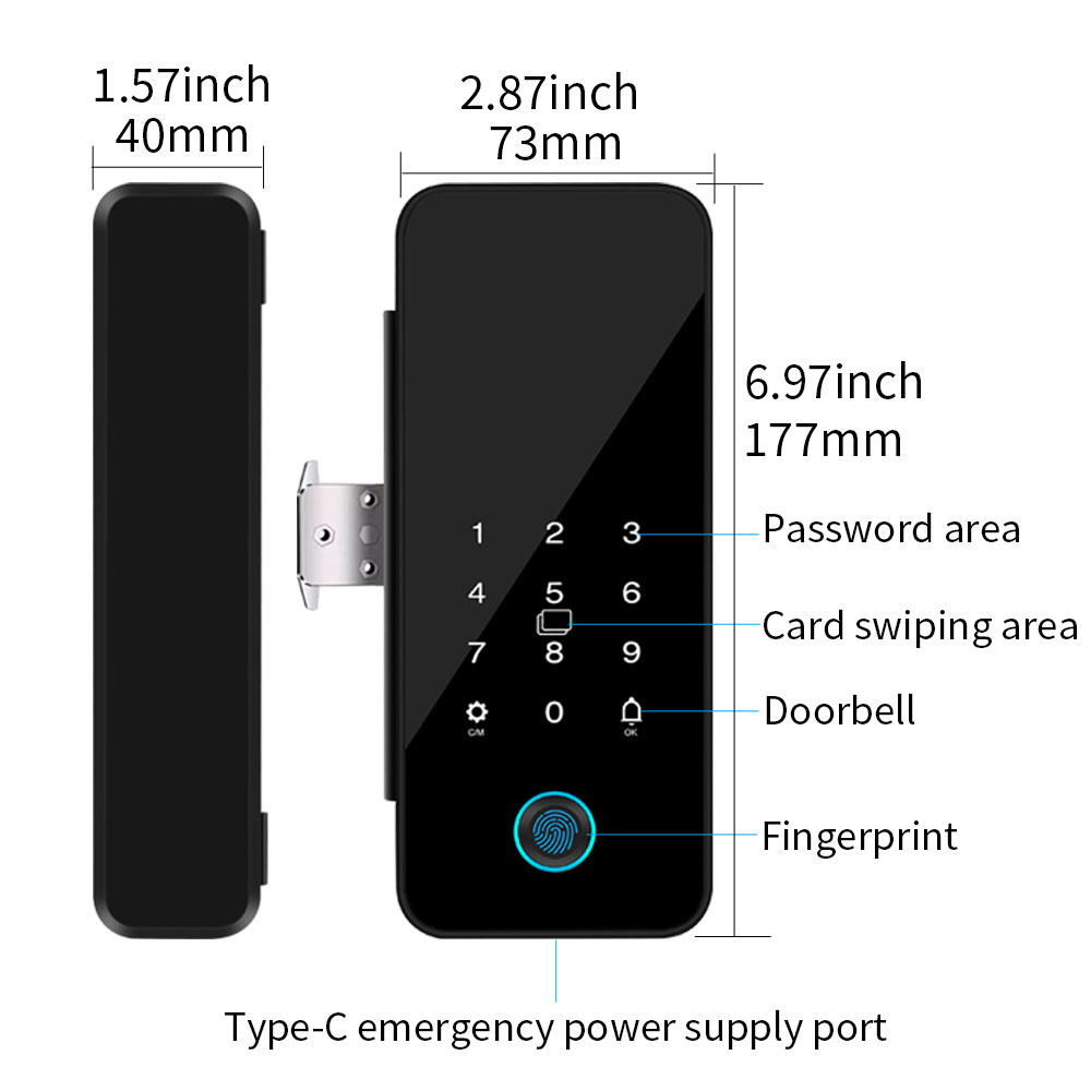 Tuya Smart Life Bluetooth glaz - Glass Door Hinge recensie en prijs