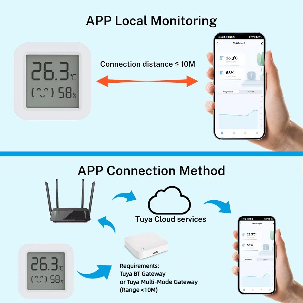 Tuya temperatuur-vochtigheidss - Digital Hygrometer Probe recensie en prijs