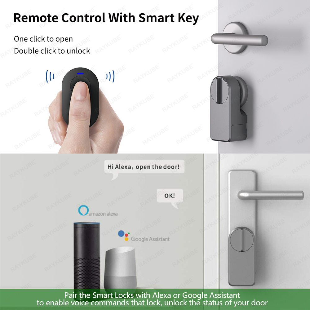 RAYKUBE A1 Pro Tuya BEL Smart  - Glass Door Hinge recensie en prijs