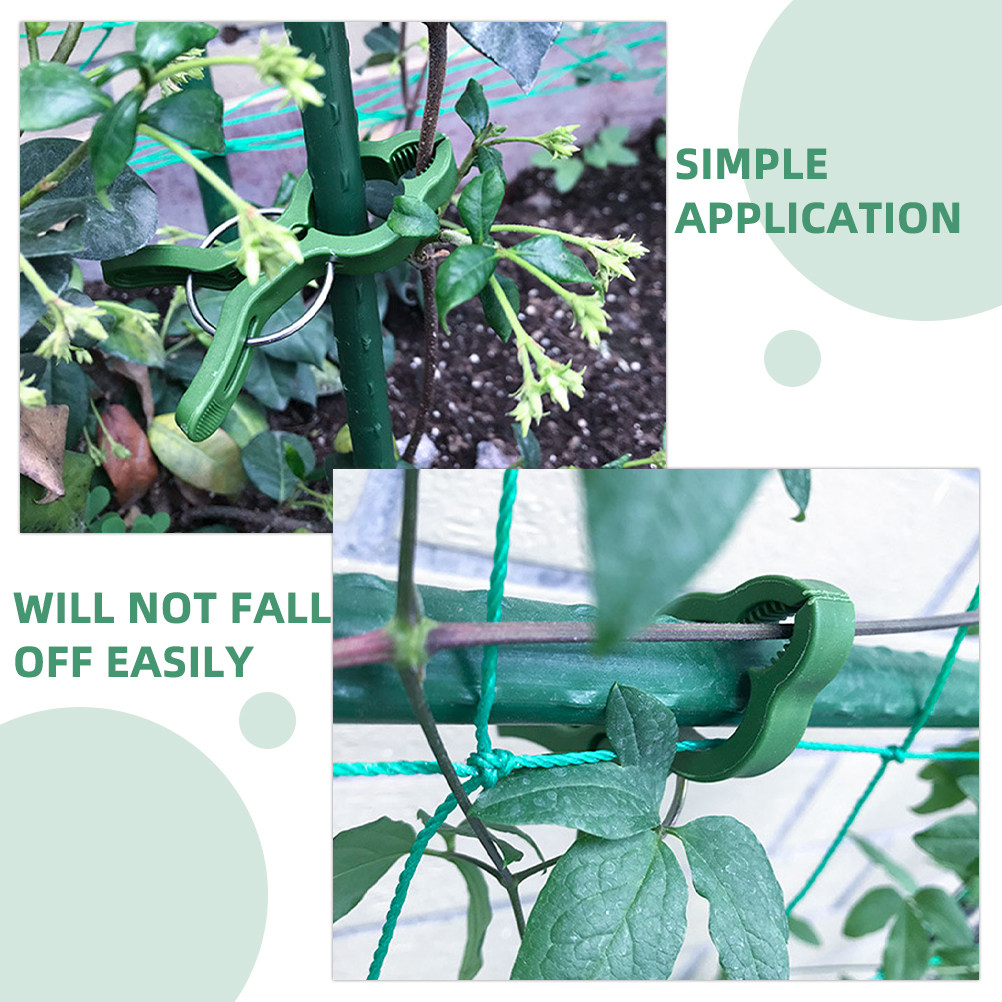 60 stuks tuinplantenklemmen, p - Vine Climbing Plastic recensie en prijs